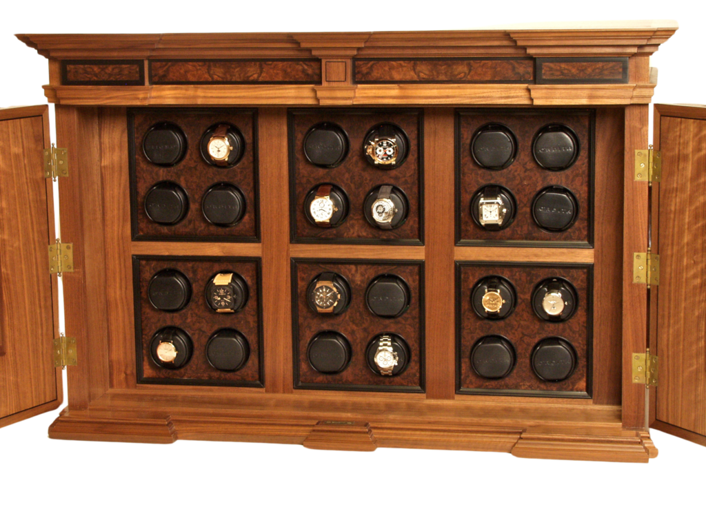 Gengarelly Fine Furniture custom watch winder cabinet